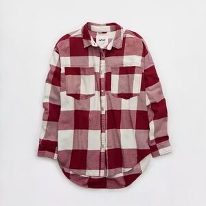 Aerie Cozy Flannel Button Down Shirt
